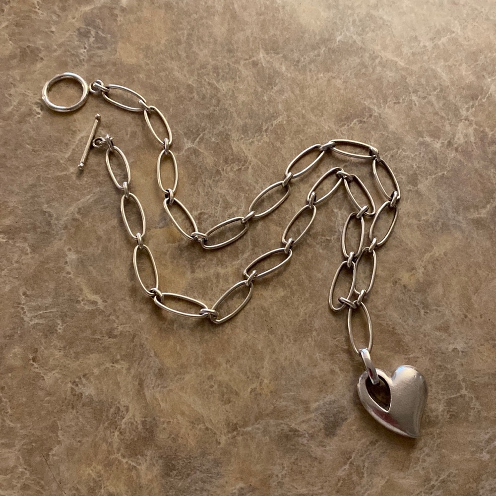 Sterling Silver Heart Necklace